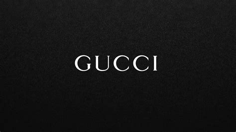 gucci wallpaper black and white|Gucci logo black background.